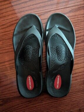 Okabashi Black Comfort Flip Flops